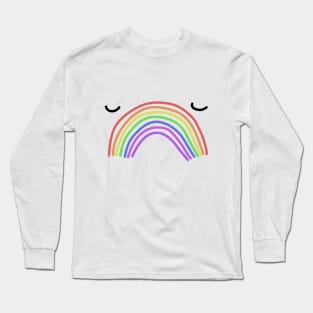 A sad rainbow Long Sleeve T-Shirt